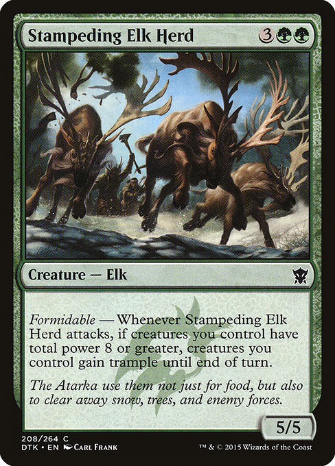 Stampeding Elk Herd [Dragons of Tarkir] - Evolution TCG