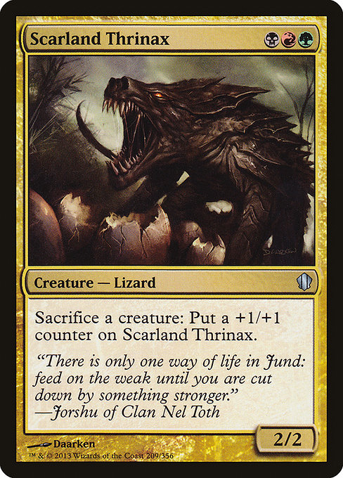 Scarland Thrinax [Commander 2013] - Evolution TCG