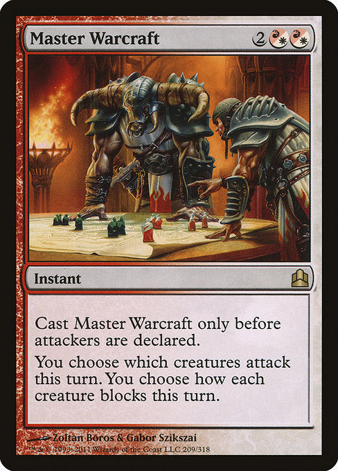 Master Warcraft [Commander 2011] - Evolution TCG