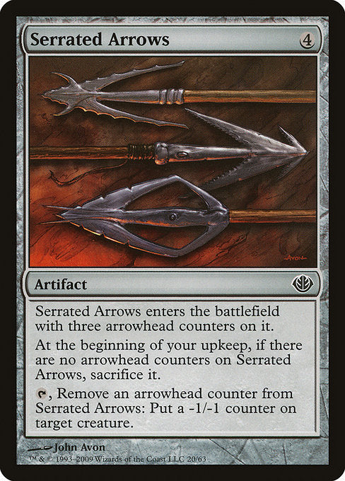 Serrated Arrows [Duel Decks: Garruk vs. Liliana] - Evolution TCG