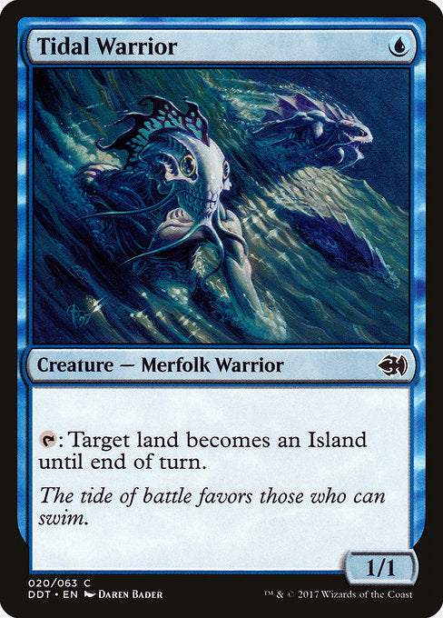Tidal Warrior [Duel Decks: Merfolk vs. Goblins] - Evolution TCG