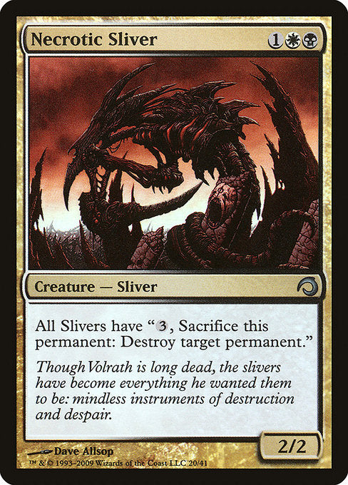 Necrotic Sliver [Premium Deck Series: Slivers] - Evolution TCG