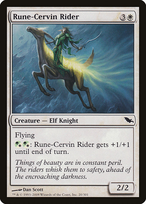 Rune-Cervin Rider [Shadowmoor] - Evolution TCG