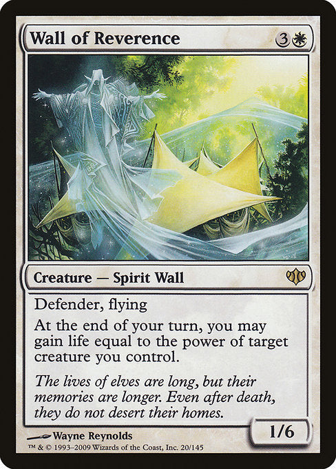 Wall of Reverence [Conflux] - Evolution TCG