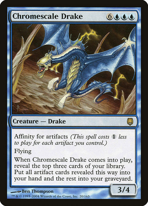 Chromescale Drake [Darksteel] - Evolution TCG