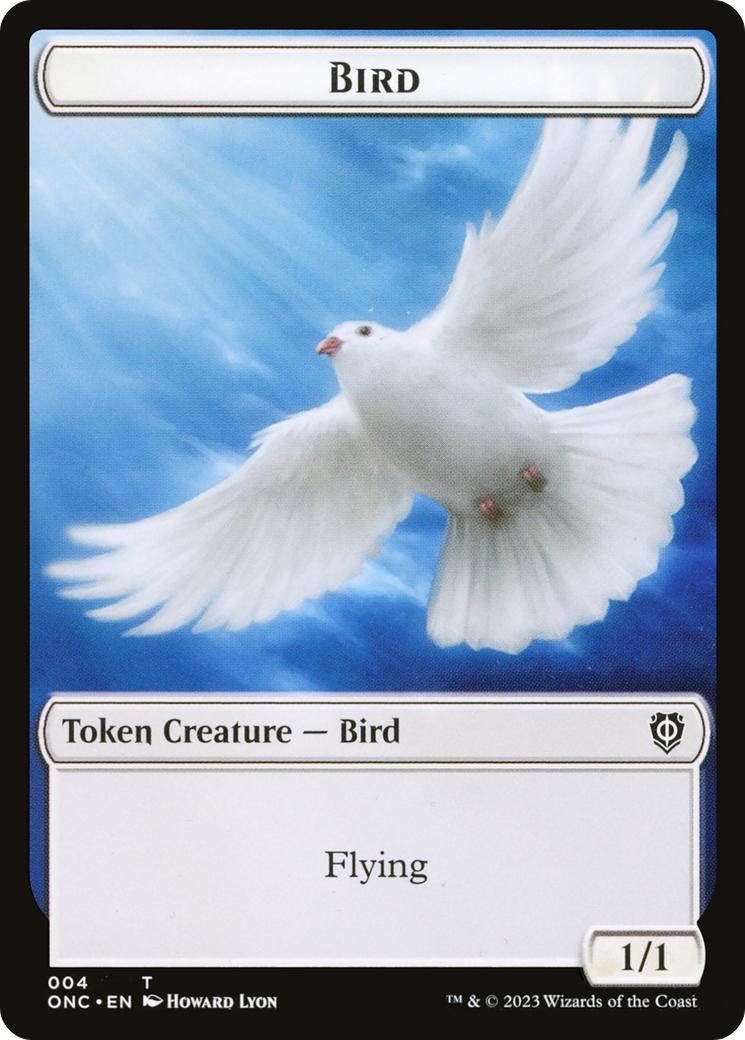 Bird // Cat Double-Sided Token [Phyrexia: All Will Be One Commander Tokens] - Evolution TCG