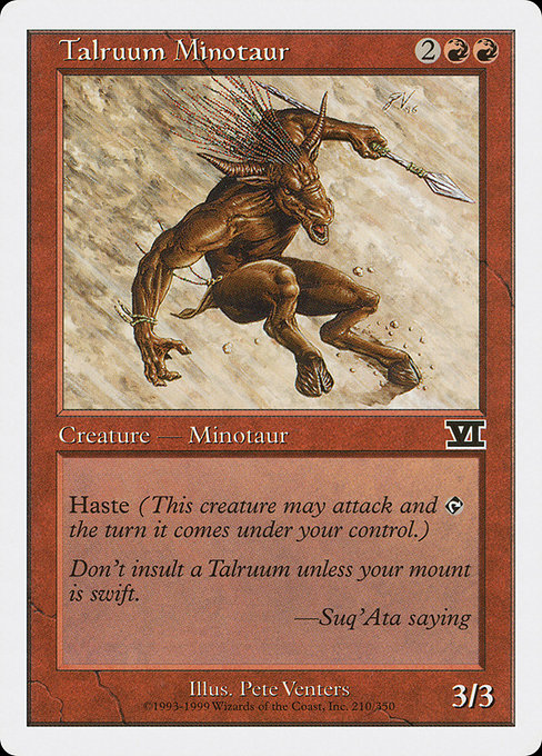 Talruum Minotaur [Classic Sixth Edition] - Evolution TCG