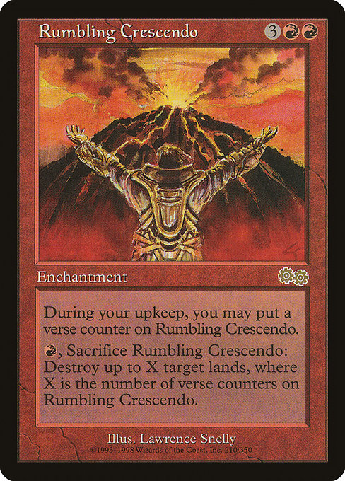 Rumbling Crescendo [Urza's Saga] - Evolution TCG