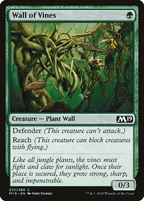 Wall of Vines [Core Set 2019] - Evolution TCG