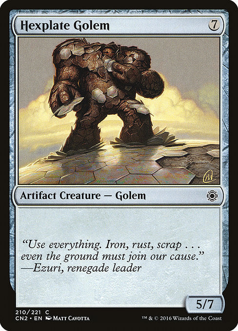 Hexplate Golem [Conspiracy: Take the Crown] - Evolution TCG