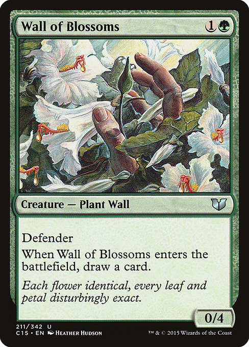 Wall of Blossoms [Commander 2015] - Evolution TCG