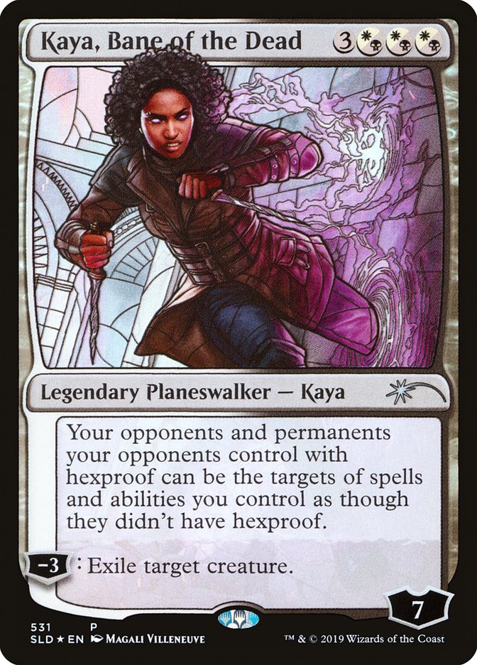 Kaya, Bane of the Dead (Stained Glass) [Secret Lair Drop Promos] - Evolution TCG
