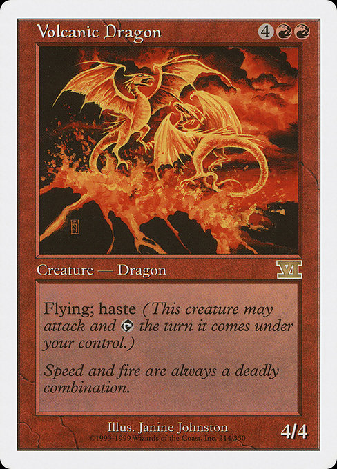 Volcanic Dragon [Classic Sixth Edition] - Evolution TCG