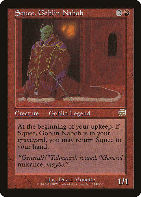 Squee, Goblin Nabob [Mercadian Masques] - Evolution TCG