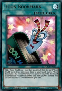 Toon Bookmark [TOCH-EN003] Ultra Rare - Evolution TCG