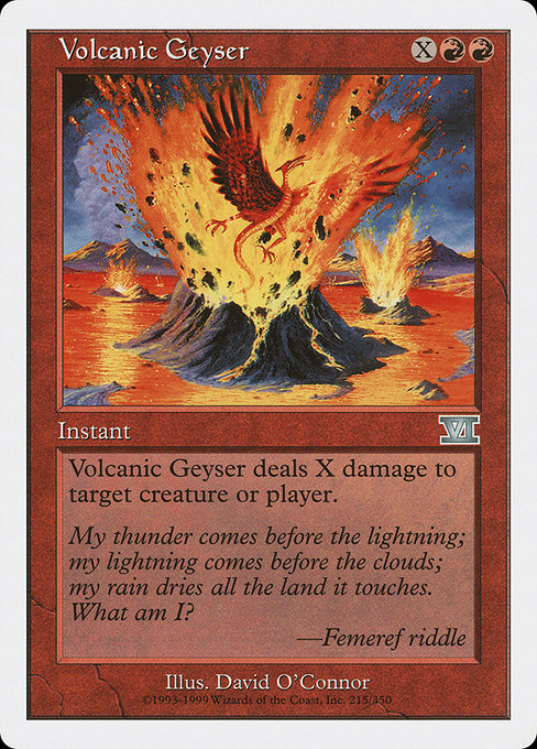 Volcanic Geyser [Classic Sixth Edition] - Evolution TCG