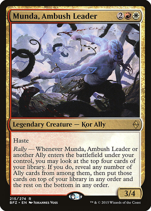 Munda, Ambush Leader [Battle for Zendikar] - Evolution TCG