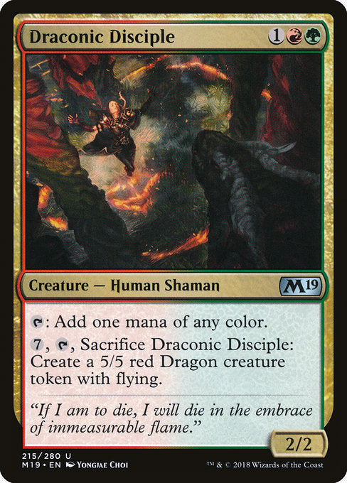 Draconic Disciple [Core Set 2019] - Evolution TCG