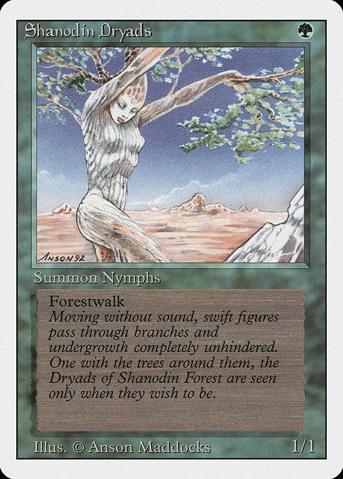 Shanodin Dryads [Revised Edition] - Evolution TCG