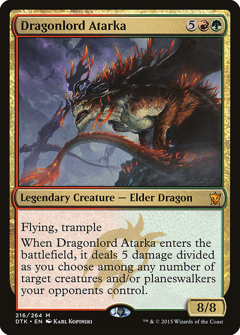 Dragonlord Atarka [Dragons of Tarkir] - Evolution TCG