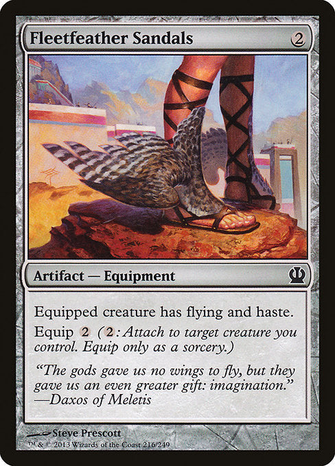 Fleetfeather Sandals [Theros] - Evolution TCG
