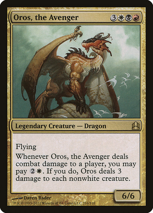 Oros, the Avenger [Commander 2011] - Evolution TCG