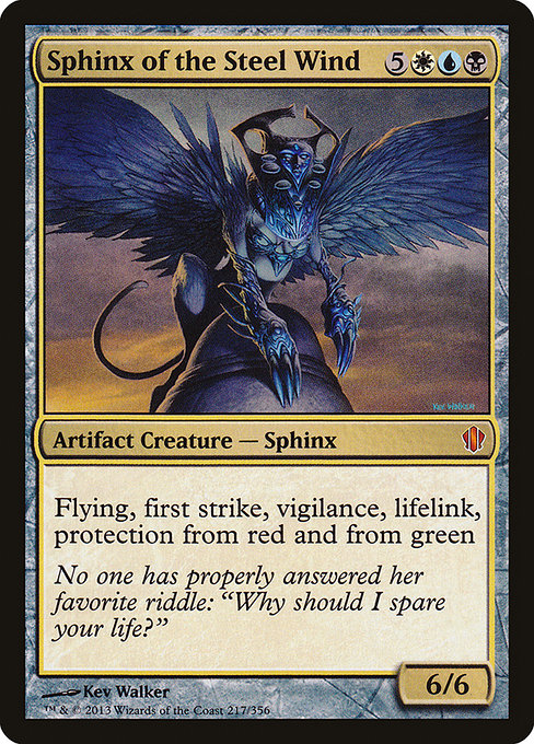 Sphinx of the Steel Wind [Commander 2013] - Evolution TCG