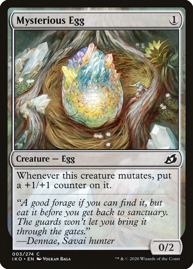 Mysterious Egg [Ikoria: Lair of Behemoths] - Evolution TCG