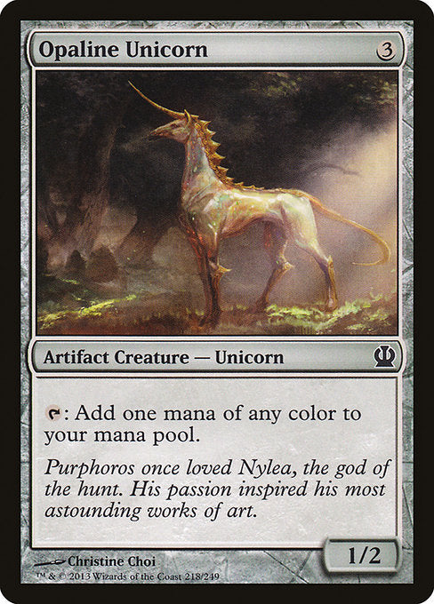 Opaline Unicorn [Theros] - Evolution TCG