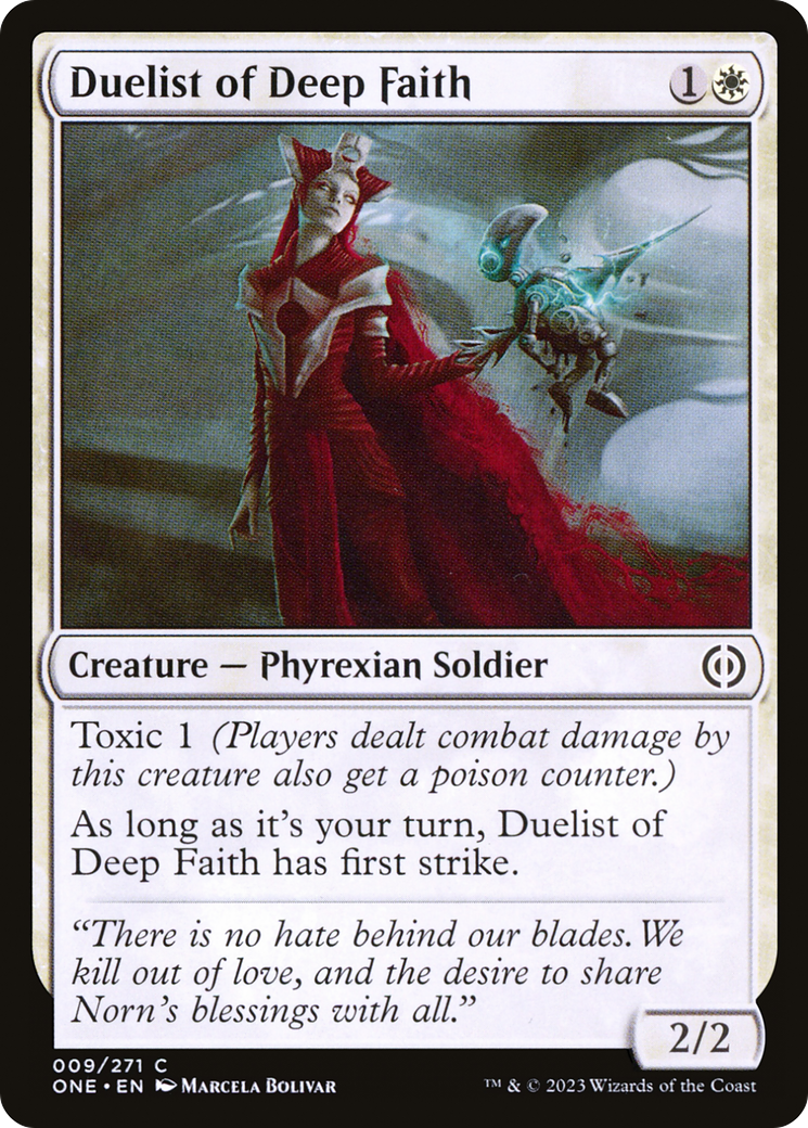 Duelist of Deep Faith [Phyrexia: All Will Be One] - Evolution TCG