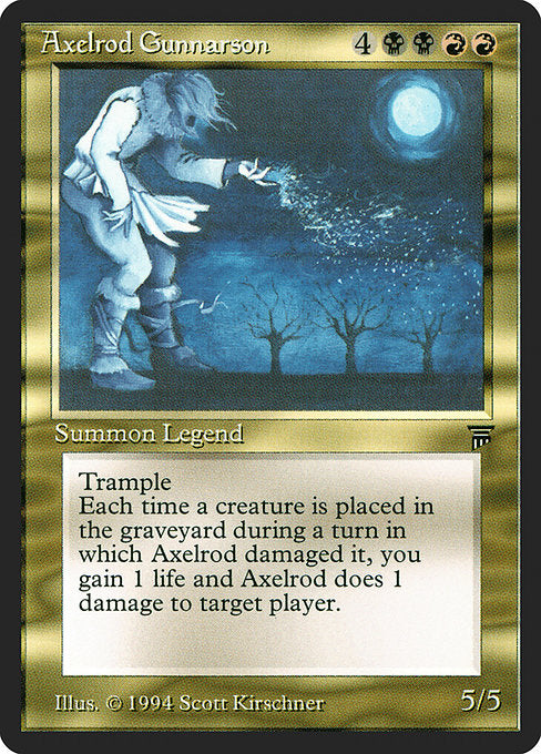 Axelrod Gunnarson [Legends] - Evolution TCG