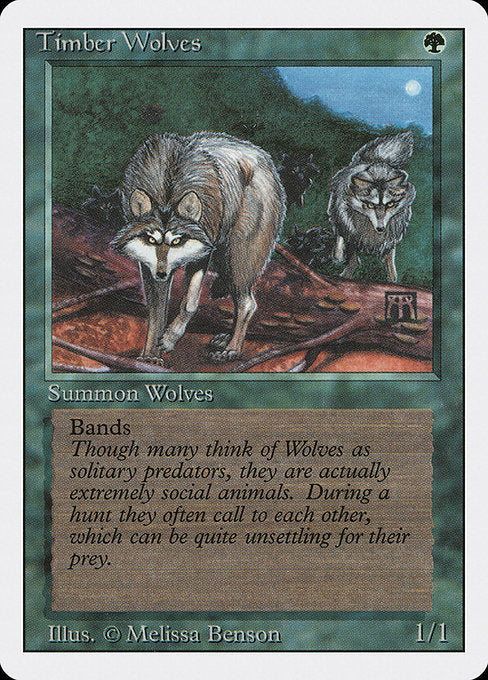 Timber Wolves [Revised Edition] - Evolution TCG