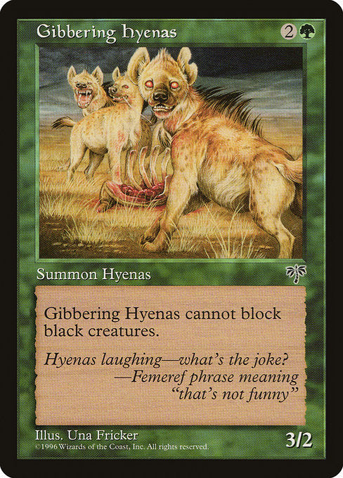 Gibbering Hyenas [Mirage] - Evolution TCG