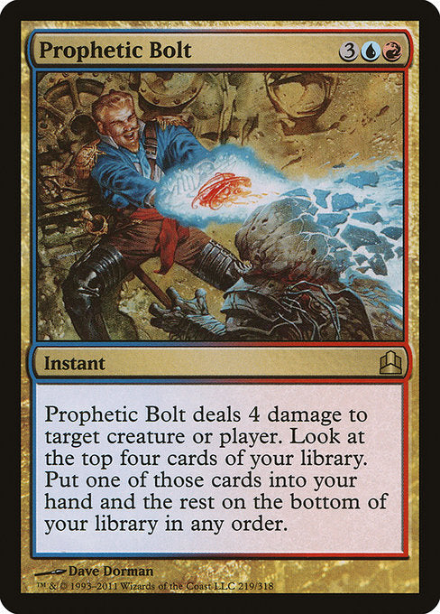 Prophetic Bolt [Commander 2011] - Evolution TCG