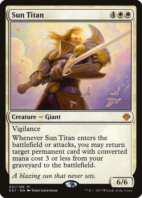 Sun Titan [Archenemy: Nicol Bolas] - Evolution TCG