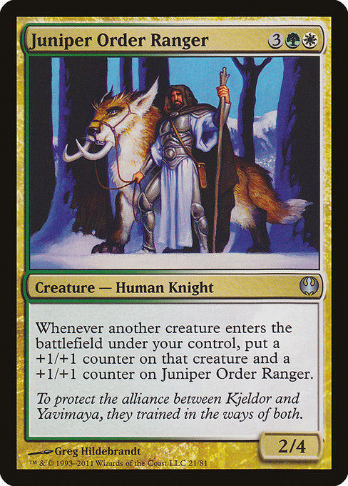 Juniper Order Ranger [Duel Decks: Knights vs. Dragons] - Evolution TCG