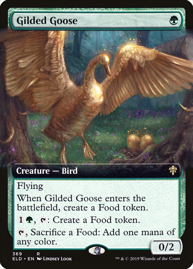 Gilded Goose (Extended Art) [Throne of Eldraine] - Evolution TCG