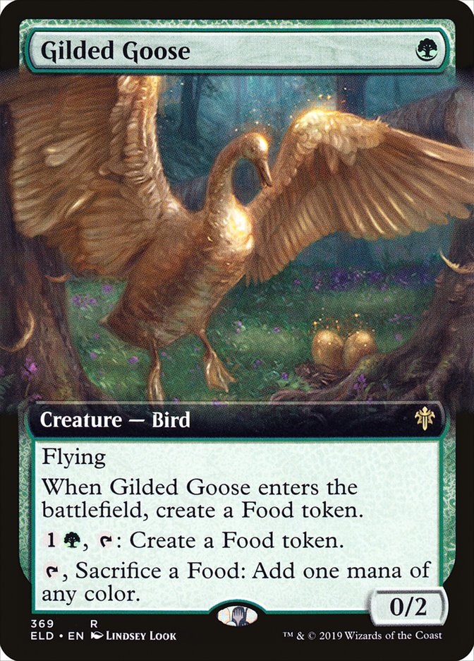 Gilded Goose (Extended Art) [Throne of Eldraine] - Evolution TCG