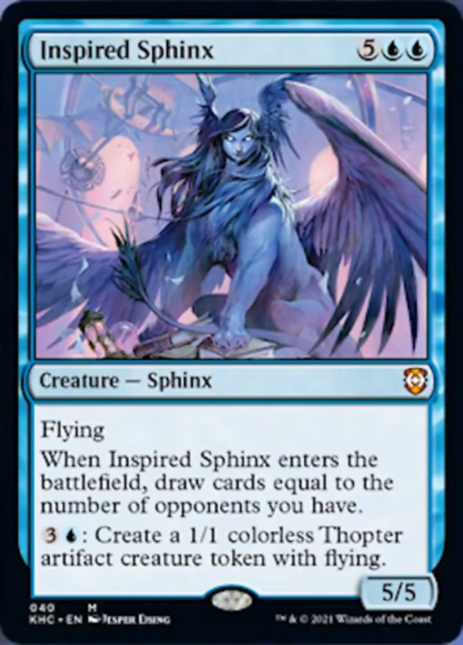 Inspired Sphinx [Kaldheim Commander] - Evolution TCG