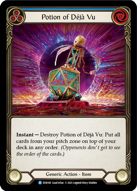 Potion of Deja Vu [EVR185] (Everfest)  1st Edition Cold Foil - Evolution TCG