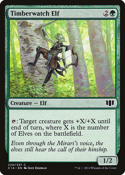 Timberwatch Elf [Commander 2014] - Evolution TCG