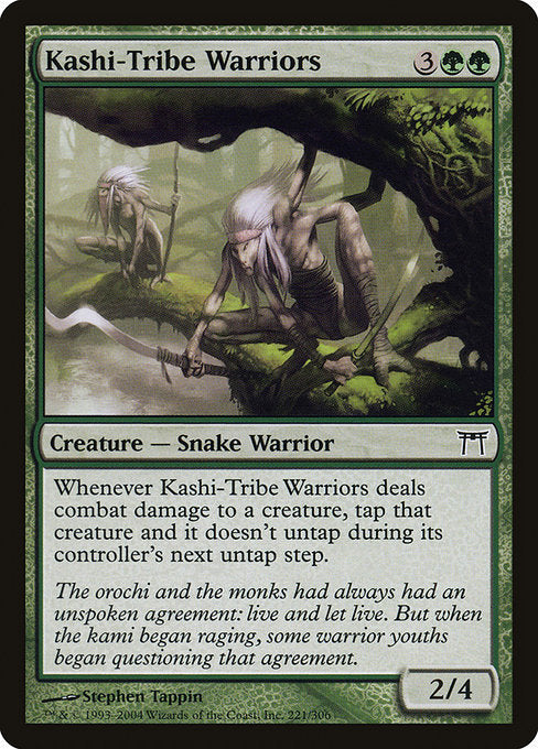 Kashi-Tribe Warriors [Champions of Kamigawa] - Evolution TCG