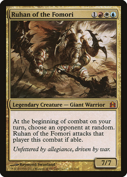 Ruhan of the Fomori [Commander 2011] - Evolution TCG