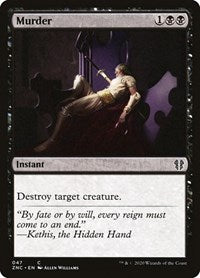 Murder [Zendikar Rising Commander] - Evolution TCG