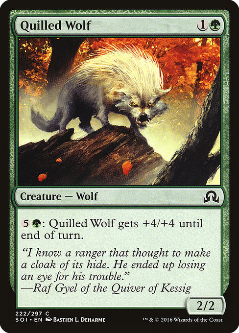 Quilled Wolf [Shadows over Innistrad] - Evolution TCG