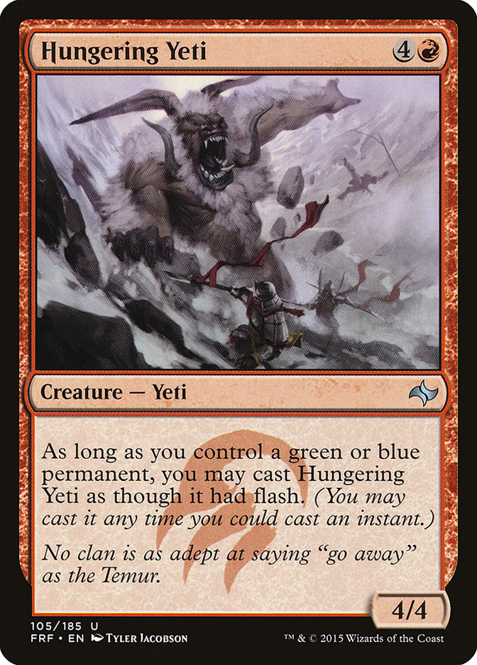 Hungering Yeti [Fate Reforged] - Evolution TCG