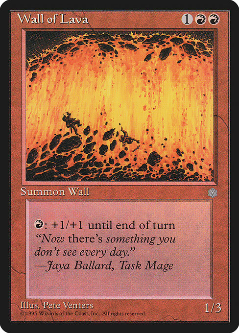 Wall of Lava [Ice Age] - Evolution TCG