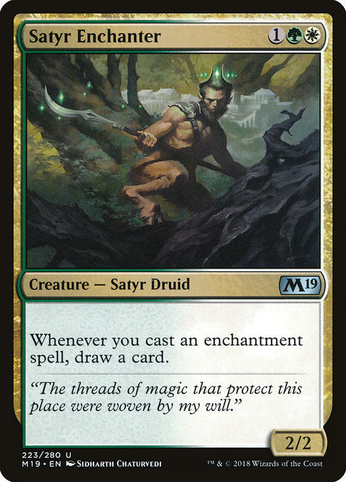 Satyr Enchanter [Core Set 2019] - Evolution TCG