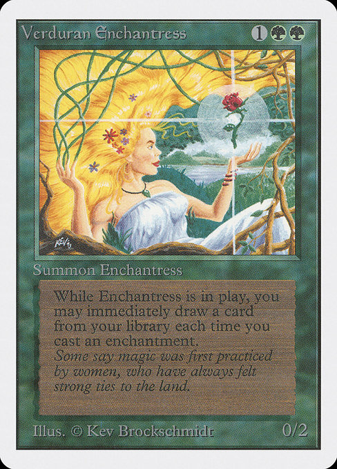 Verduran Enchantress [Unlimited Edition] - Evolution TCG