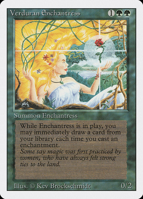 Verduran Enchantress [Revised Edition] - Evolution TCG